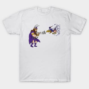 Minnesota Vikings Fans - Kings of the North vs Featherless Fowl T-Shirt